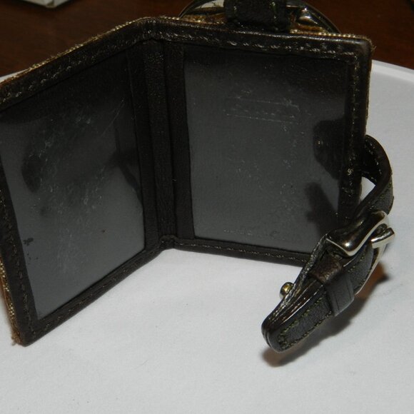 VINTAGE Y2K COACH Signature C Picture Frame Bag Charm/ Key Chain Key Ring - Picture 6 of 6